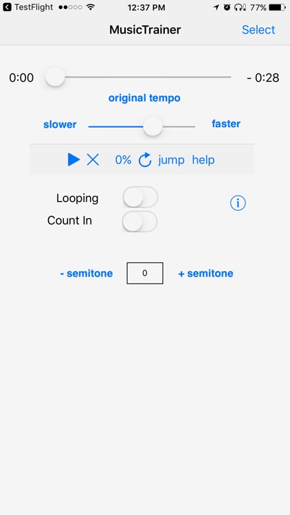 Slow Down Music Player
