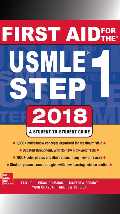 First Aid USMLE Step 1 2018