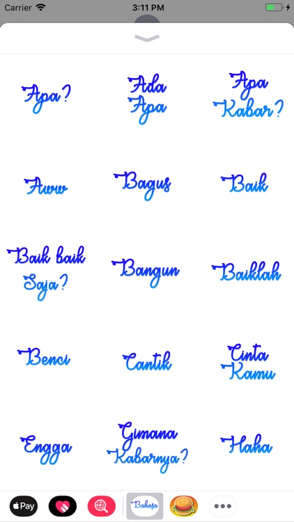 Bahasa Stickers