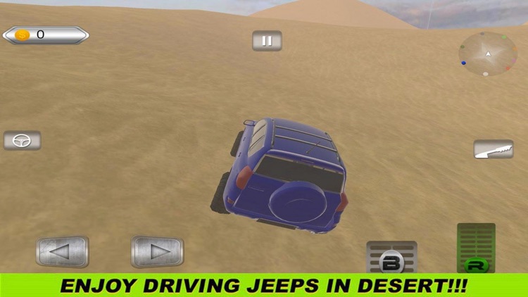 SUV Hilux Desert Driving