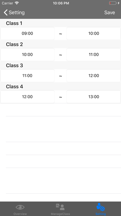 Time Table : Class screenshot 3