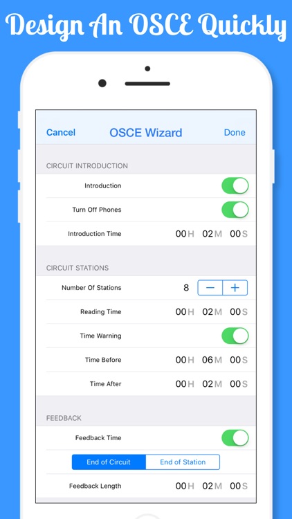 OSCE Circuit Interval Timer