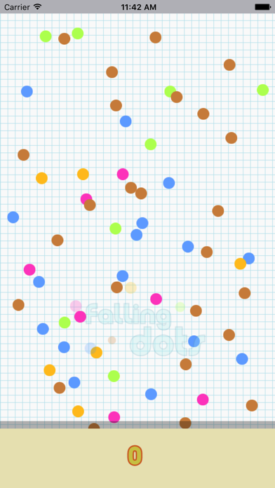 下落的圆点－有趣的敏捷小游戏 screenshot 2
