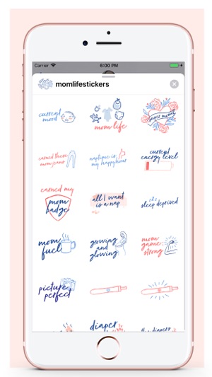 Mom Life New Mom Sticker Pack(圖3)-速報App