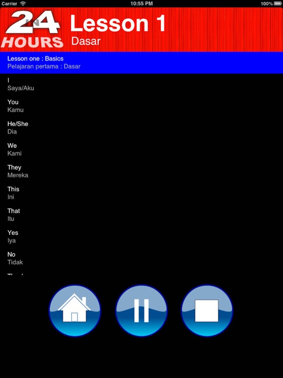 In 24 Hours Learn Indonesian iPad In 24 Hours Learn Indonesian iPad