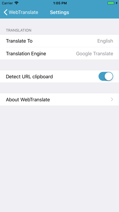 WebTranslate screenshot 4