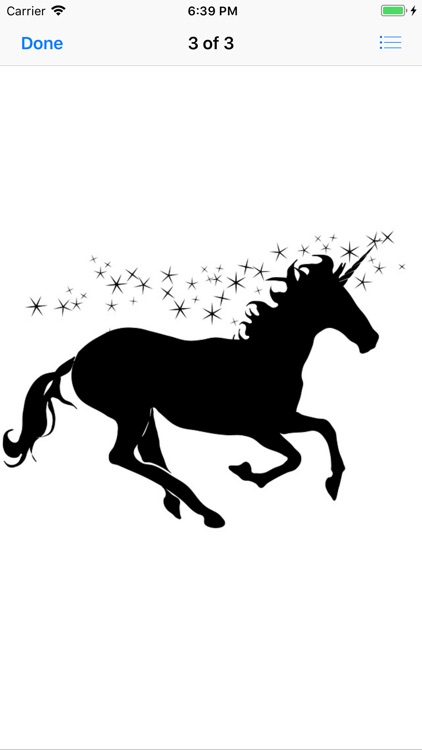 Silhouette Unicorn Stickers screenshot-3