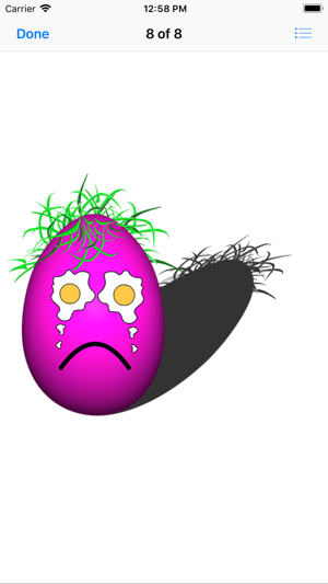 Purple Egg Face Sticker Pack(圖8)-速報App