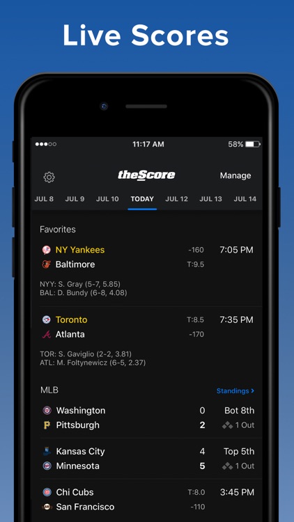 theScore: Sports News & Scores screenshot-0