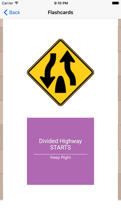 WA DOL Road Sign Flashcards screenshot-7