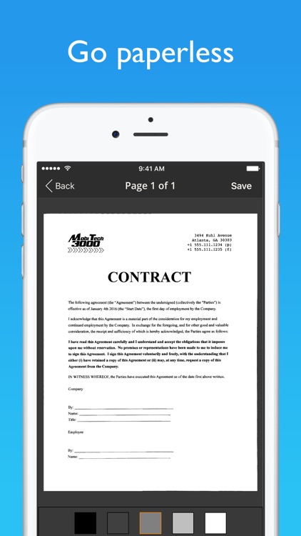 JotNot Scanner App