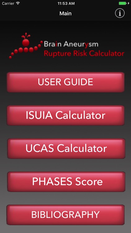 Aneurysm Rupture Risk Calculator