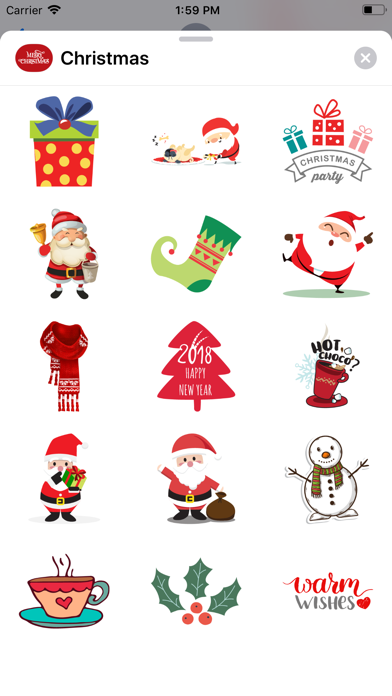 Countdown! Christmas Stickers! screenshot 2