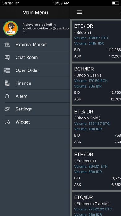 Indodax screenshot 2