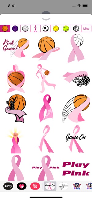 Breast Cancer Sport Ribbons(圖1)-速報App