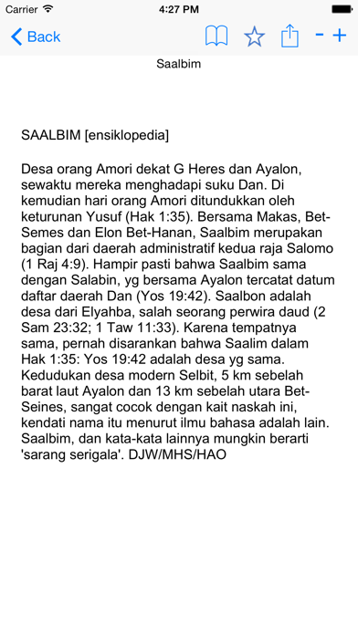 Kamus Alkitab Bahasa Indonesia screenshot 3