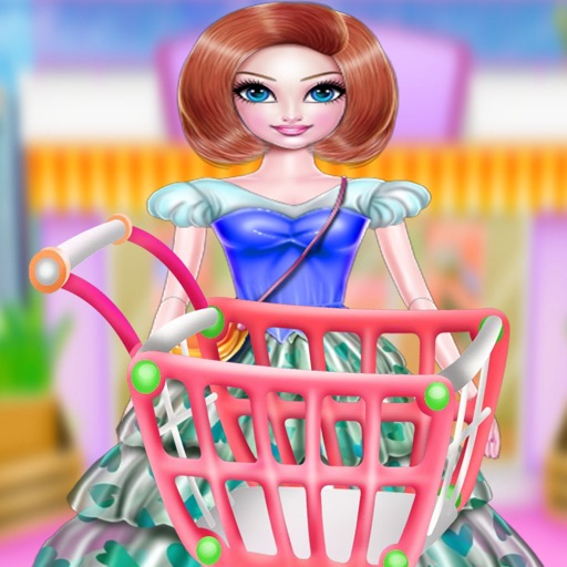 Supermarket Girl Daily Life Icon