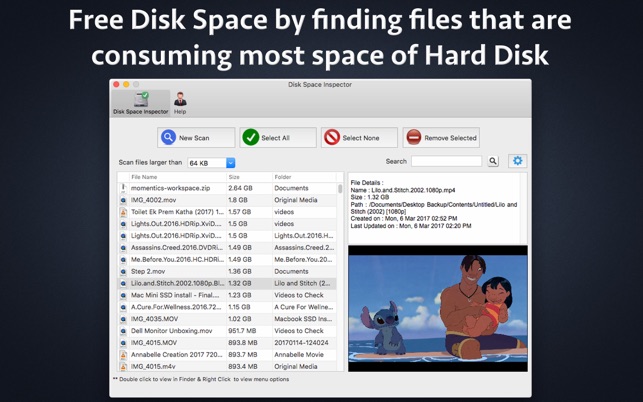 Disk Space Inspector