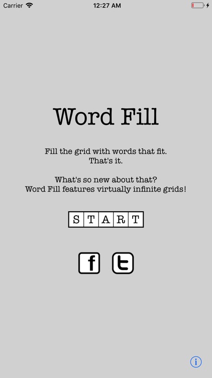 Word Fill - Fill in puzzles