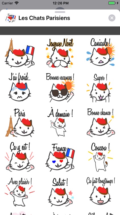 Les Chats Parisiens stickers