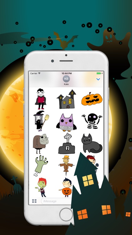 Cute And Scary Halloween Stickers