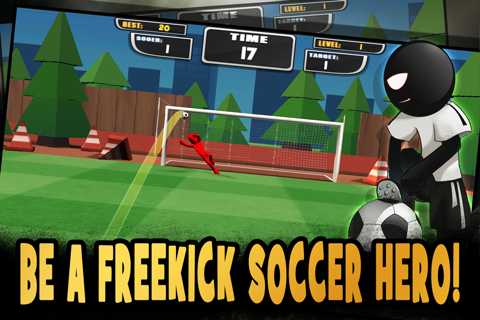 Stickman Freekick Soccer Hero screenshot 4