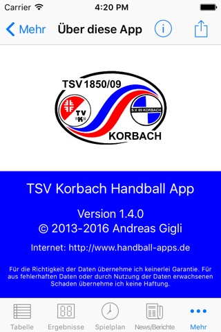 TSV Korbach Handball screenshot 4