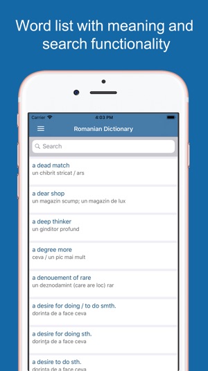 Romanian Dictionary Pro(圖3)-速報App