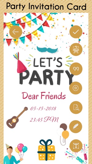 Party Invitation Card Creator(圖4)-速報App