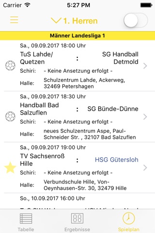 HSG Gütersloh screenshot 2