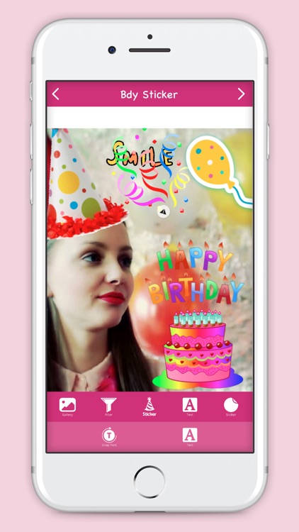 B'day Sticker : Sticker Booth screenshot-3