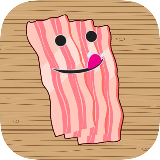 Bacon Line - Fill in Glass Icon