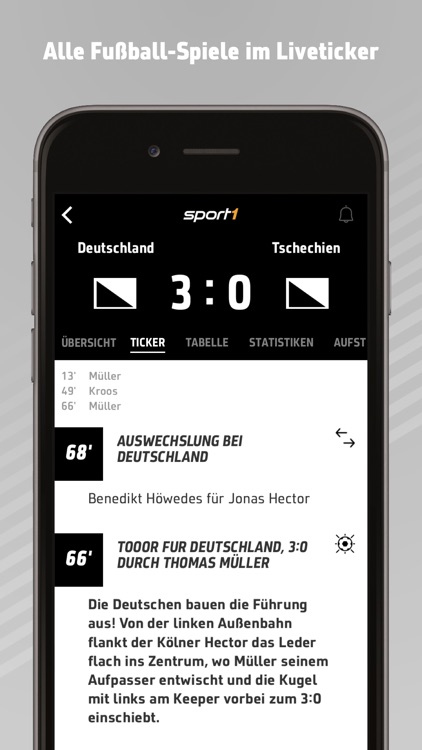 SPORT1: Liveticker, Live News, Videos & Ergebnisse screenshot-3