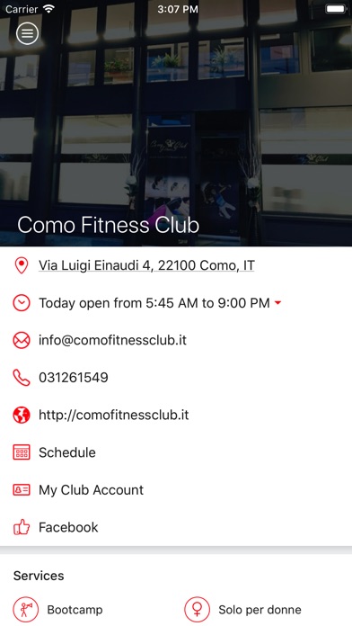 COMO FITNESS CLUB ACADEMY screenshot 2