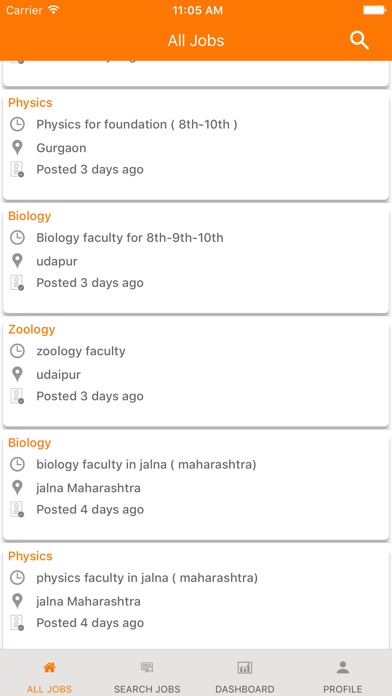 Faculty placement services screenshot 4