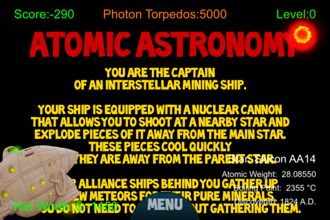 Atomic Astronomy screenshot 2