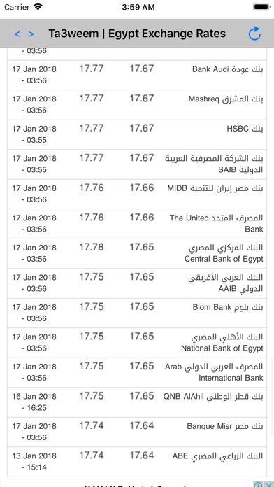 Ta3weem | Egypt Exchange Rates screenshot 4