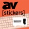 AVstickers are the exactly what you think they are - stickers of your favorite AV (audiovisual) products