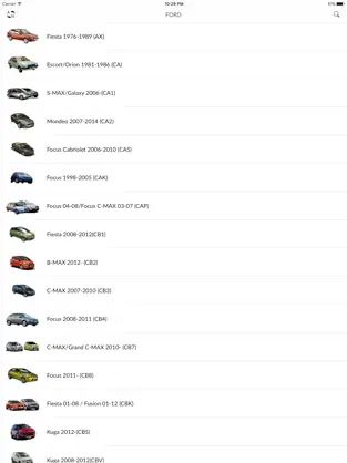 Screenshot 3 Car parts for Ford iphone