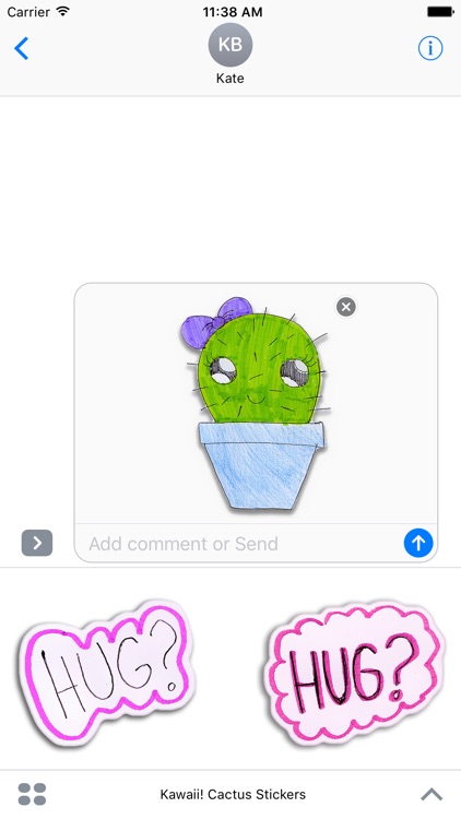 Kawaii! Cactus Stickers