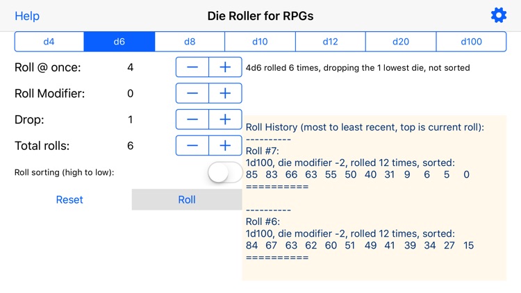 Die Roller for RPGs screenshot-4