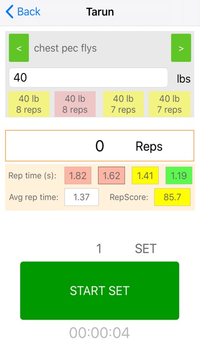 Arnie Workout Logger screenshot 3