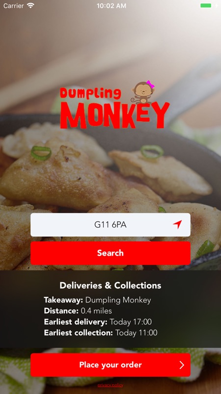 just eat dumpling monkey