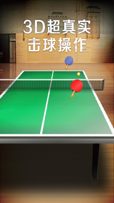 乒乓球模拟游戏：3D对战比赛 screenshot 2