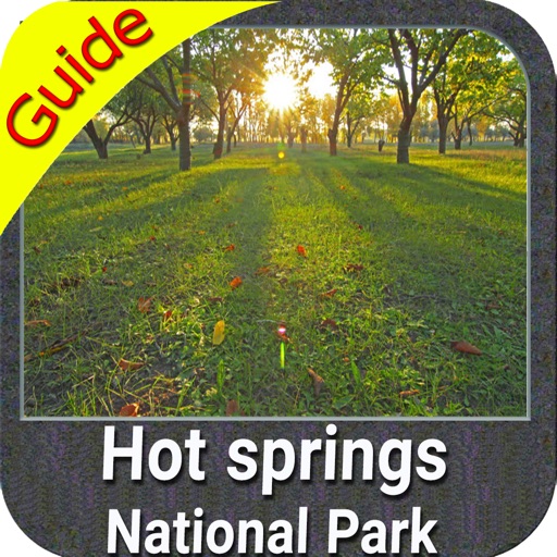 Hot springs National Park gps and outdoor map