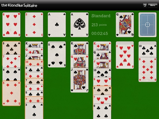 klondike solitaire with hints