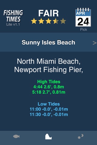 Fishing Times Calendar screenshot 4