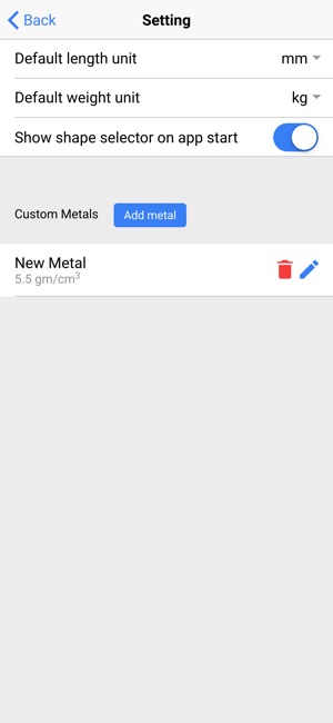 Metallo - Metal Weight Calc(圖3)-速報App