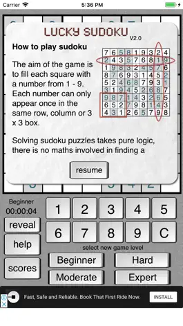 Game screenshot Lucky Sudoku AD apk