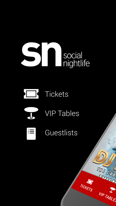SocialNightlife — Discover local events, music shows, concerts, festivals, bars and more on the social nightlife network screenshot